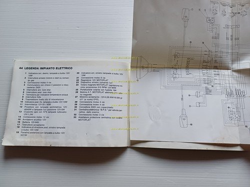 Benelli 125 Jarno 1988 manuale uso manutenzione libretto istruzioni originale