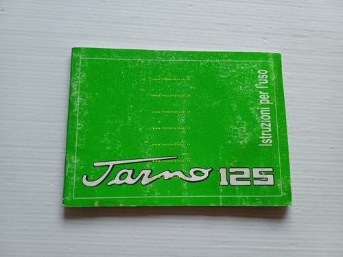 Benelli 125 Jarno 1988 manuale uso manutenzione libretto istruzioni originale
