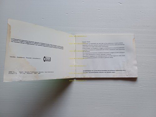 Benelli 125 Jarno 1988 manuale uso manutenzione libretto istruzioni originale