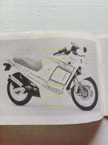 Benelli 125 Jarno 1988 manuale uso manutenzione libretto istruzioni originale