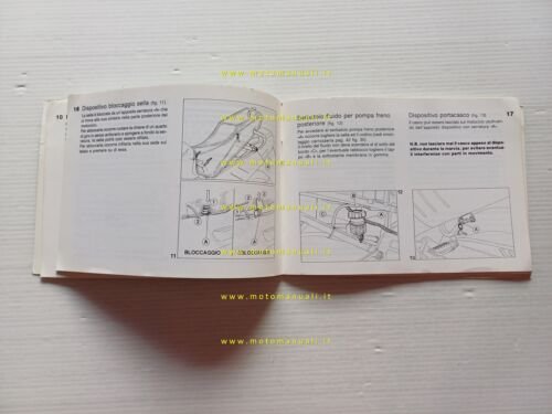 Benelli 125 Jarno 1988 manuale uso manutenzione libretto istruzioni originale