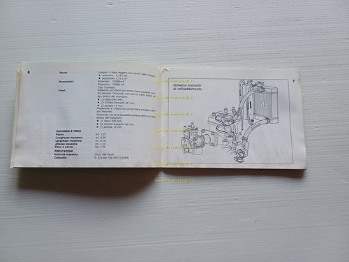 Benelli 125 Jarno 1988 manuale uso manutenzione libretto istruzioni originale