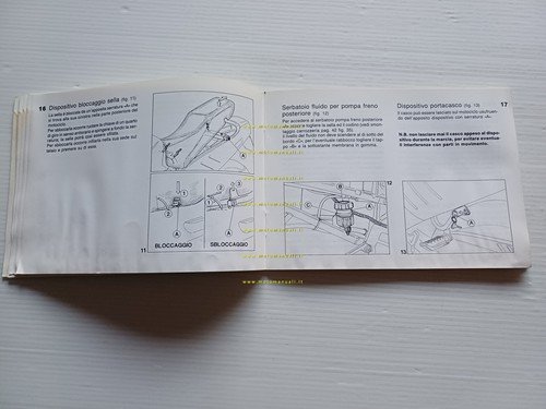 Benelli 125 Jarno 1988 manuale uso manutenzione libretto istruzioni originale