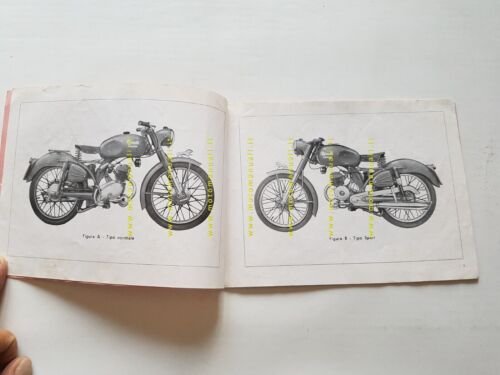 Benelli 125 Leoncino 1954 manuale uso manutenzione libretto originale