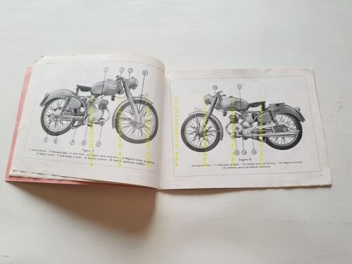 Benelli 125 Leoncino 1954 manuale uso manutenzione libretto originale