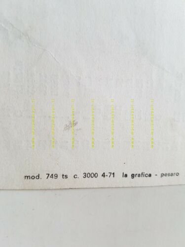 Benelli 125 Leoncino Cross 1971 catalogo ricambi TELAIO originale parts …