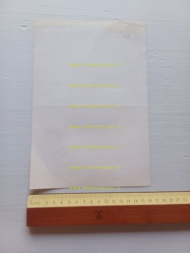 Benelli 125 Leoncino Scrambler 1968 depliant italiano originale