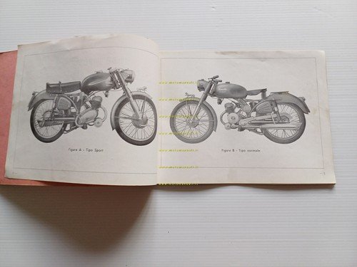 Benelli 125 Leoncino Sport - Normale 1955 manuale uso manutenzione …