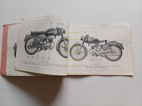 Benelli 125 Leoncino Sport - Normale 1955 manuale uso manutenzione …