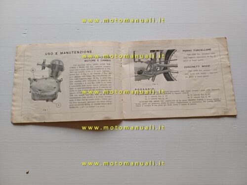 Benelli 125 Normale - Sport 1960 manuale uso manutenzione originale …