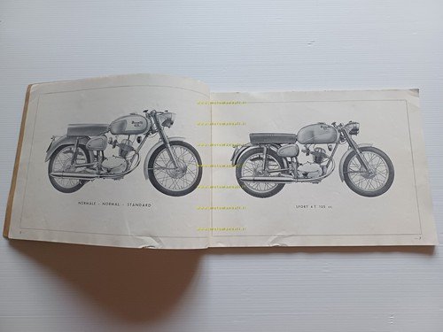 BENELLI 125 Sport - Normale 1960 catalogo ricambi originale
