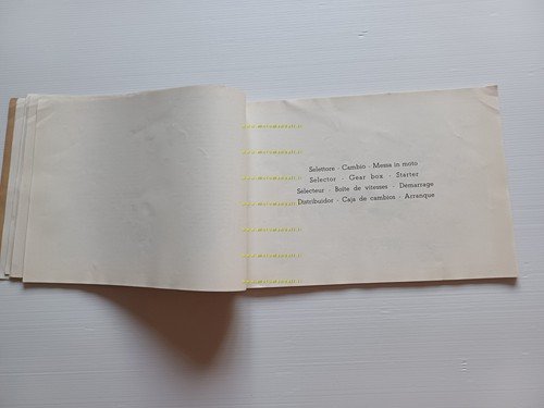 BENELLI 125 Sport - Normale 1960 catalogo ricambi originale