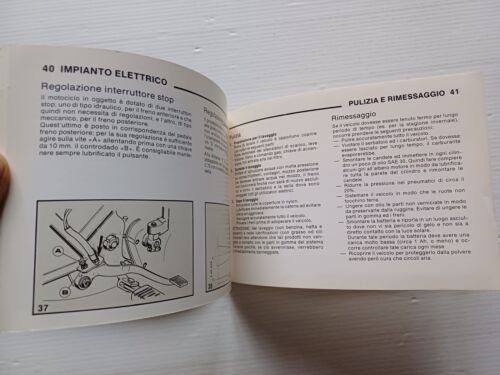 Benelli 125 Sport 2C 1980 manuale uso manutenzione libretto istruzioni …