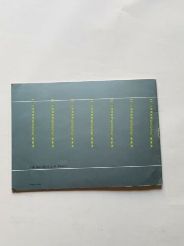 Benelli 125 Sport Special 1970 manuale uso manutenzione libretto originale