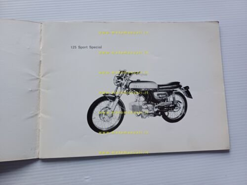 Benelli 125 Sport Special 1973 manuale uso manutenzione libretto originale
