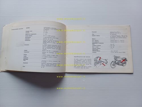 Benelli 125 Sport Special 1973 manuale uso manutenzione libretto originale