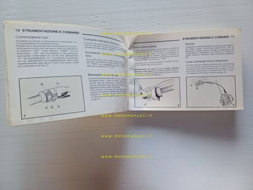 Benelli 125 T 2C 1980 manuale uso manutenzione libretto originale