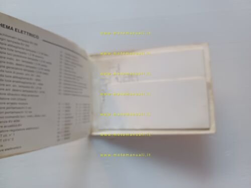 Benelli 125 T 2C 1980 manuale uso manutenzione libretto originale