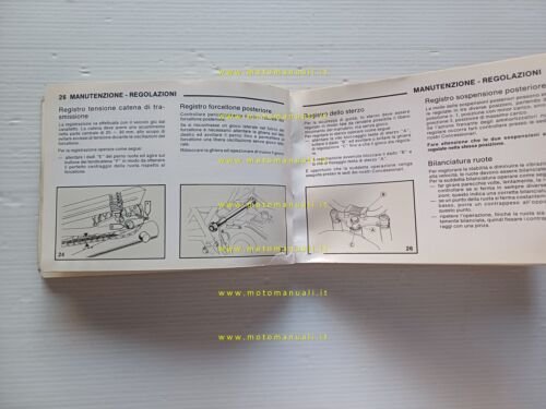 Benelli 125 T 2C 1980 manuale uso manutenzione libretto originale
