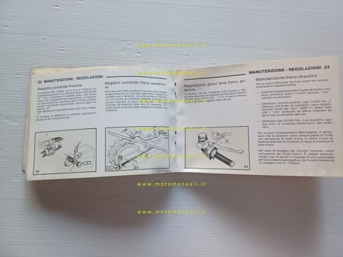 Benelli 125 T 2C 1980 manuale uso manutenzione libretto originale