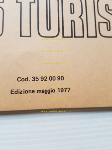 Benelli 125 Turismo 1977 catalogo ricambi originale spare parts list