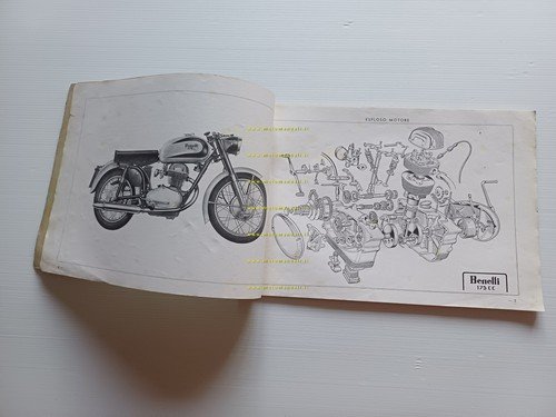 Benelli 175 1959 catalogo ricambi originale