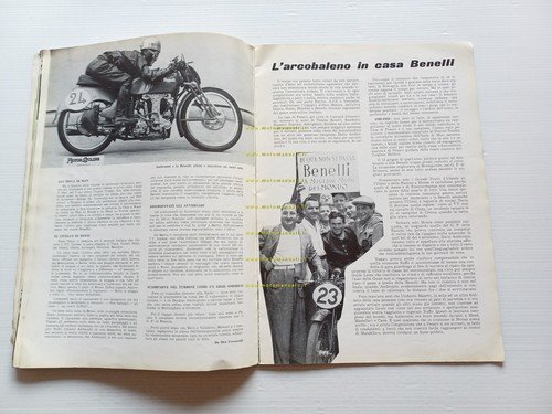 Benelli 1911-1961 Rivista Aziendale del cinquantenario originale depliant