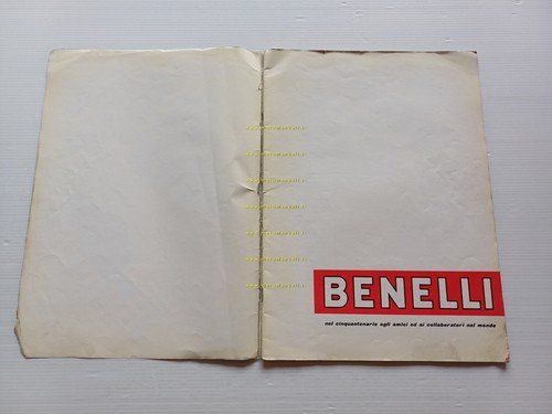 Benelli 1911-1961 Rivista Aziendale del cinquantenario originale depliant