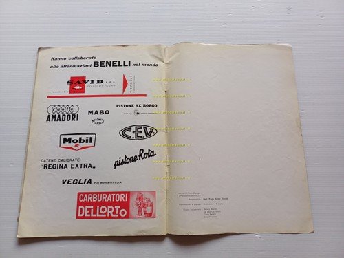 Benelli 1911-1961 Rivista Aziendale del cinquantenario originale depliant