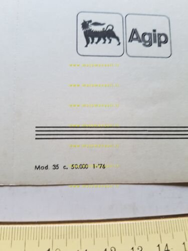 Benelli 1976 libretto tessera garanzia originale moto ciclomotori no depliant