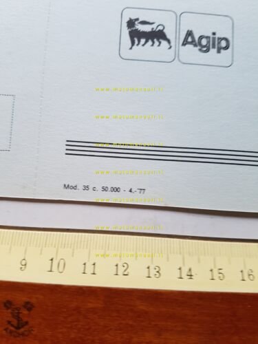 Benelli 1977 libretto tessera garanzia originale moto ciclomotori no depliant