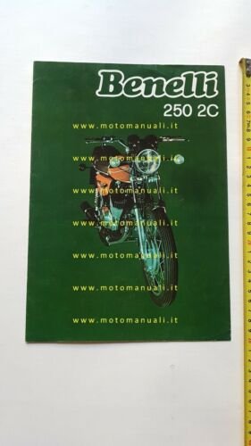 Benelli 250 2C 1972 depliant brochure moto originale italiano