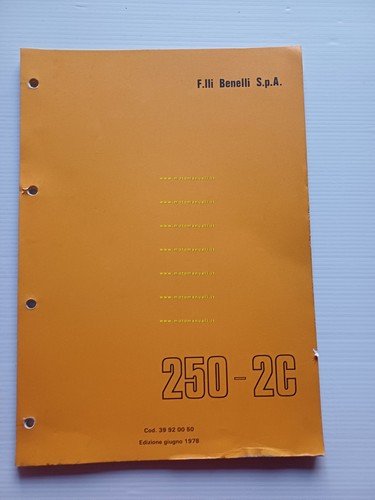 Benelli 250 2C 1978 catalogo ricambi originale moto spare parts …