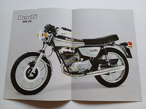 Benelli 250 2C Elettronica depliant italiano originale