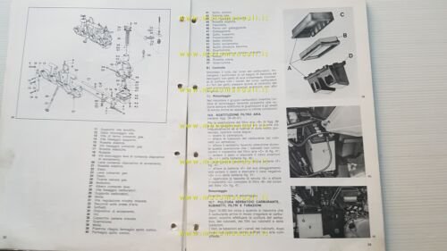 Benelli 250 Quattro 1978 Manuale Officina italiano originale