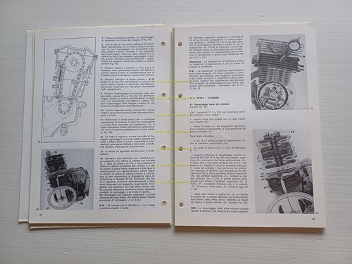 Benelli 250 Quattro 1978 manuale officina italiano originale