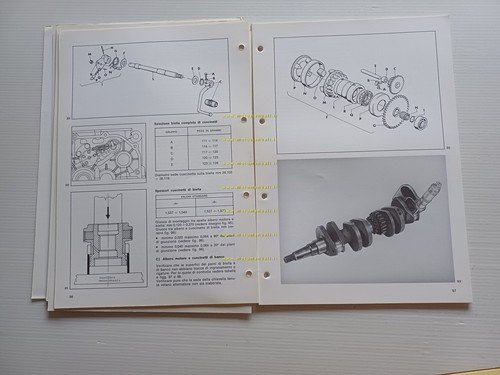 Benelli 250 Quattro 1978 manuale officina italiano originale