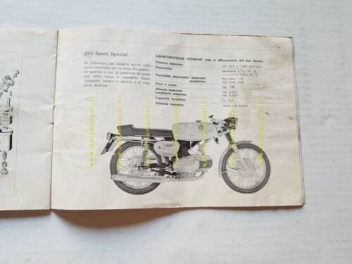 Benelli 250 Sprite-Sport Special-Scrambler 1969 manuale uso originale ITALIANO