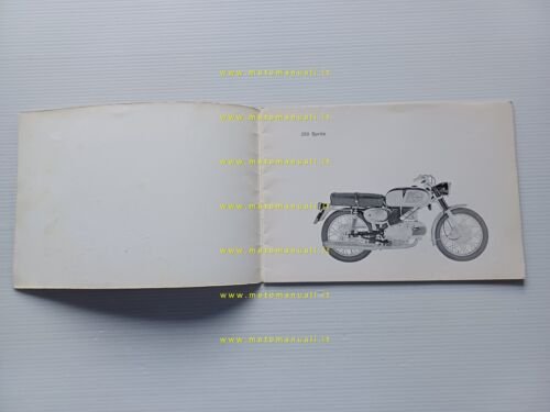 Benelli 250 Sprite-Sport Special-Scrambler 1970 manuale uso originale ITALIANO