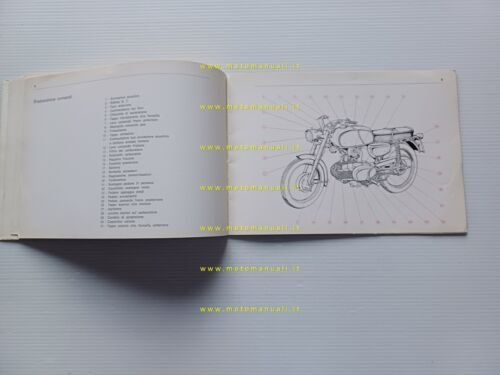 Benelli 250 Sprite-Sport Special-Scrambler 1970 manuale uso originale ITALIANO