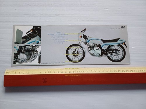 Benelli 254 4C 1980 depliant originale ITALIANO