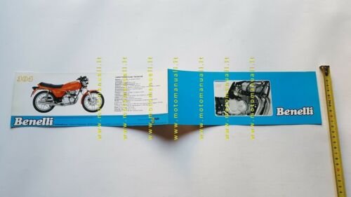 Benelli 304 4c 1980 depliant brochure originale italiano