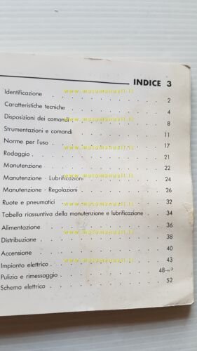 Benelli 350 RS 1977 manuale uso manutenzione libretto originale italiano