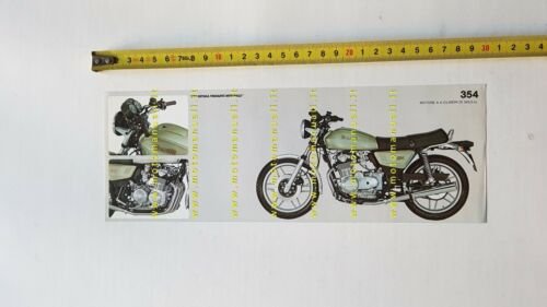 Benelli 354 4C 1980 depliant brochure moto originale italiano