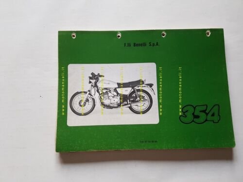 Benelli 354 catalogo ricambi originale spare parts catalog