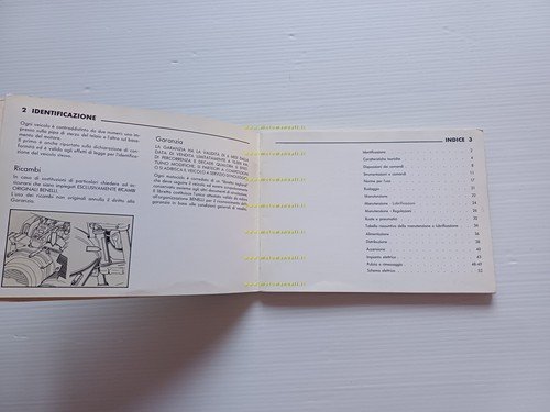 Benelli 354 Sport 1979 manuale uso manutenzione originale owner's manual