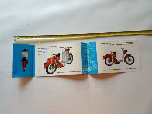 Benelli 48 Cicloscooter 1965 Depliant brochure originale italiano