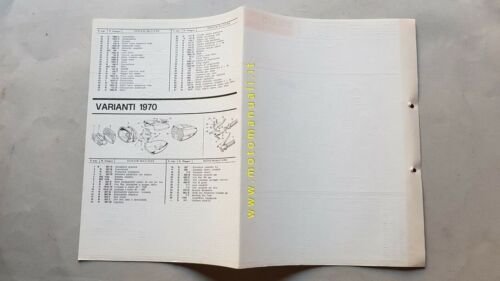 Benelli 49 Bobo 1969-70 catalogo ricambi TELAIO originale frame parts …