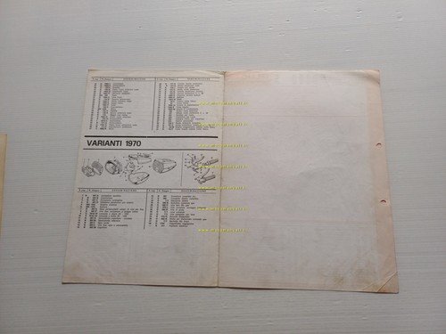 Benelli 49 Bobo 1969 catalogo ricambi TELAIO originale frame parts …