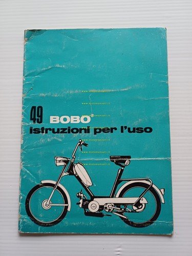 Benelli 49 Bobo 1971 manuale uso manutenzione libretto originale